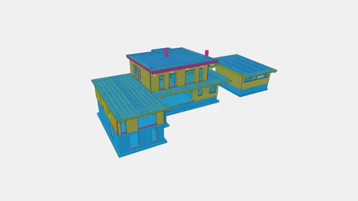 Picture of a building 3D model for project Villa Basta
