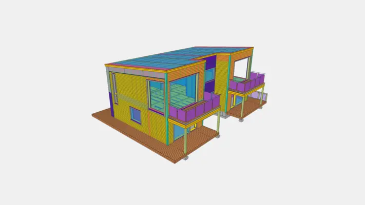 Picture of a building 3D model for project Svingveien