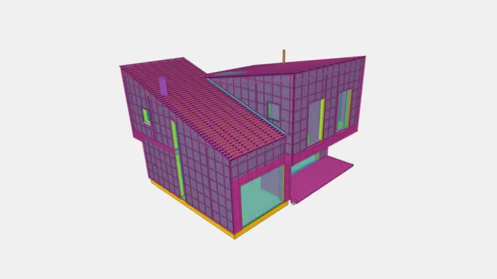 Picture of a building 3D model for project Nurmenuku