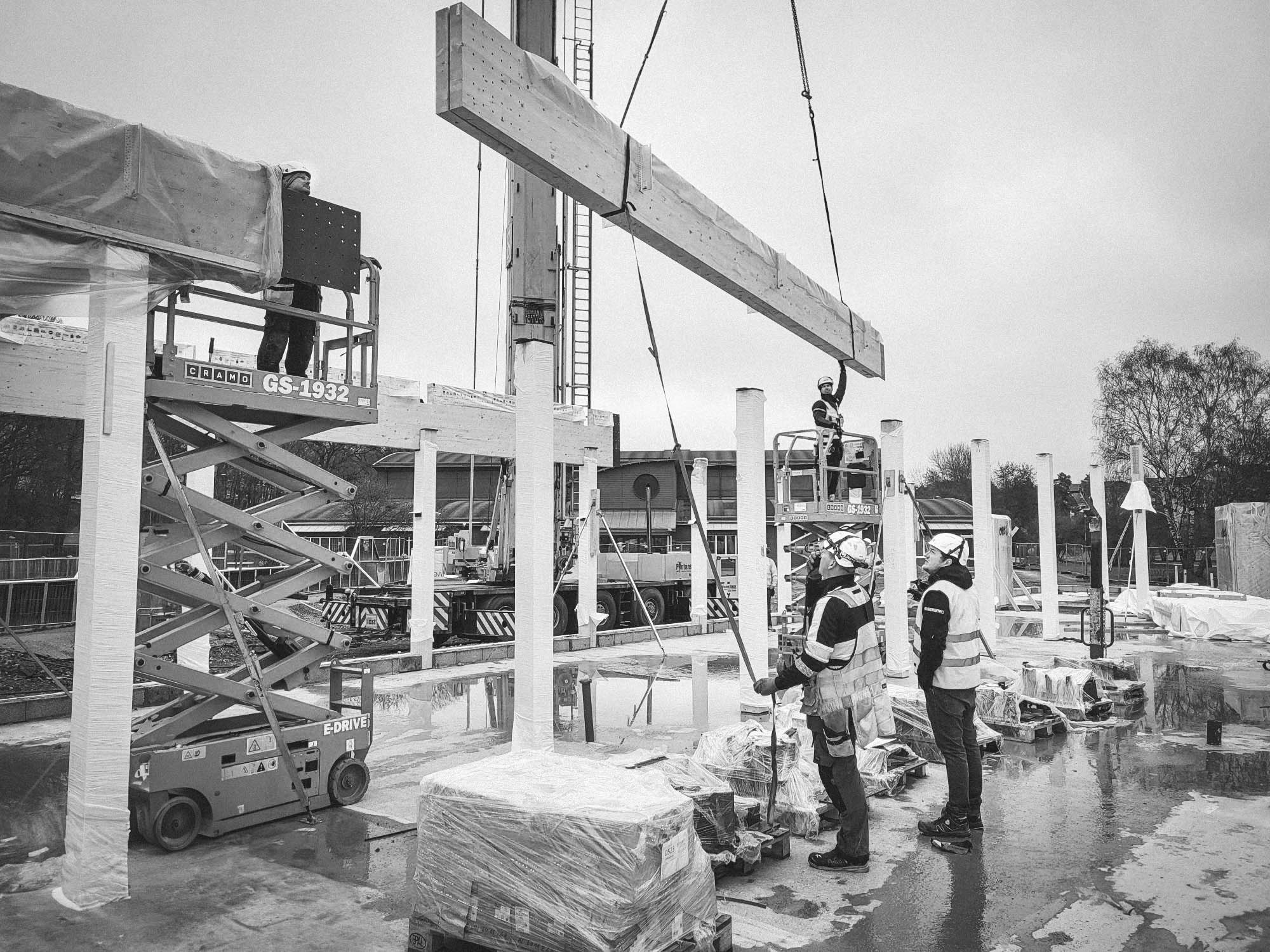 beam installing