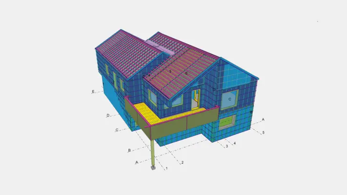 Picture of a building 3D model for project Johannesen
