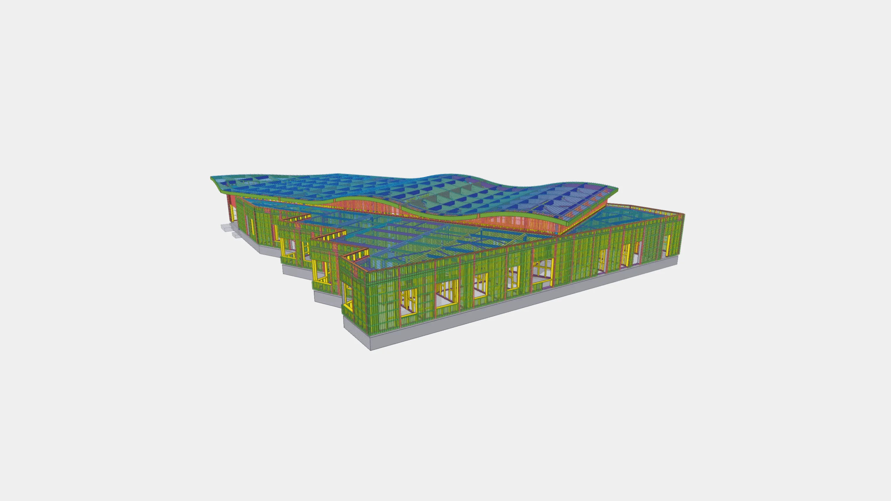 Picture of a building 3D model for project S7